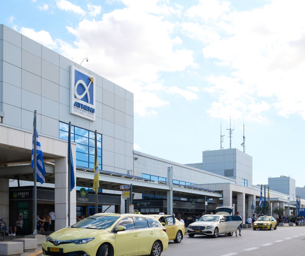 building at the athens international airport