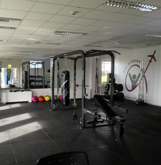 Indoor gym in Athens International Airport