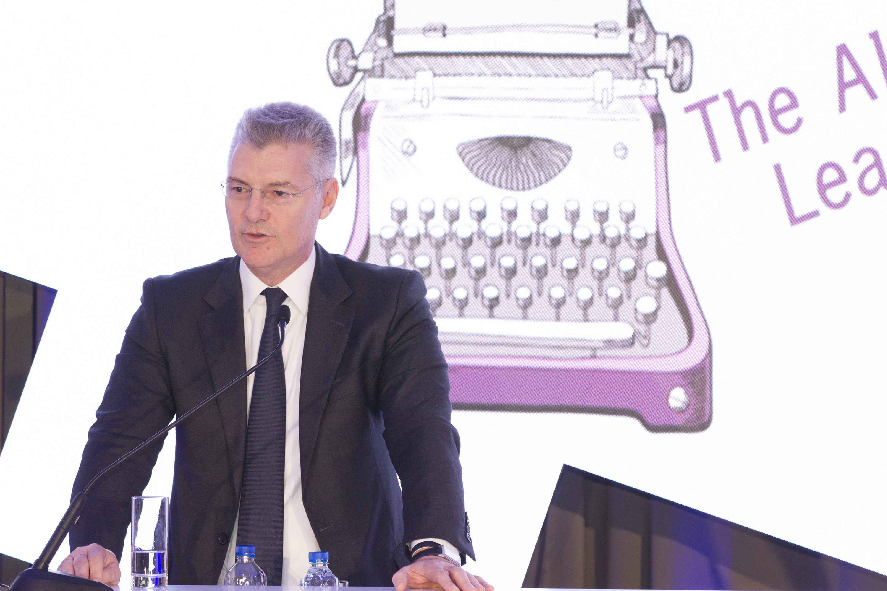 Male speaker at Airline Marketing Workshop