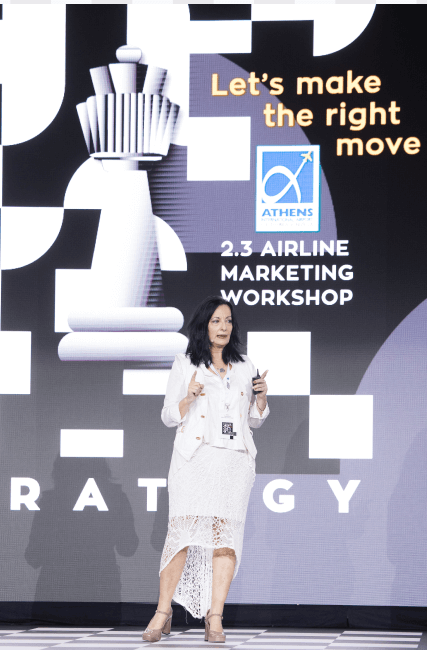 person giving a presentation at a conference