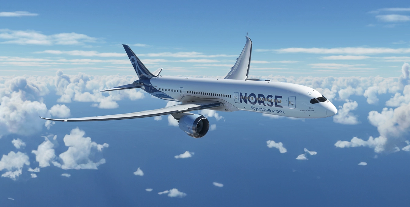 Αεροσκάφος της norse atlantic airlines