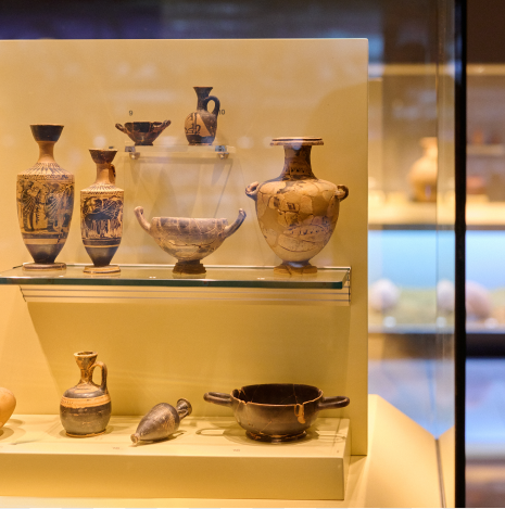 archaelogy objects exhibition athens international airport