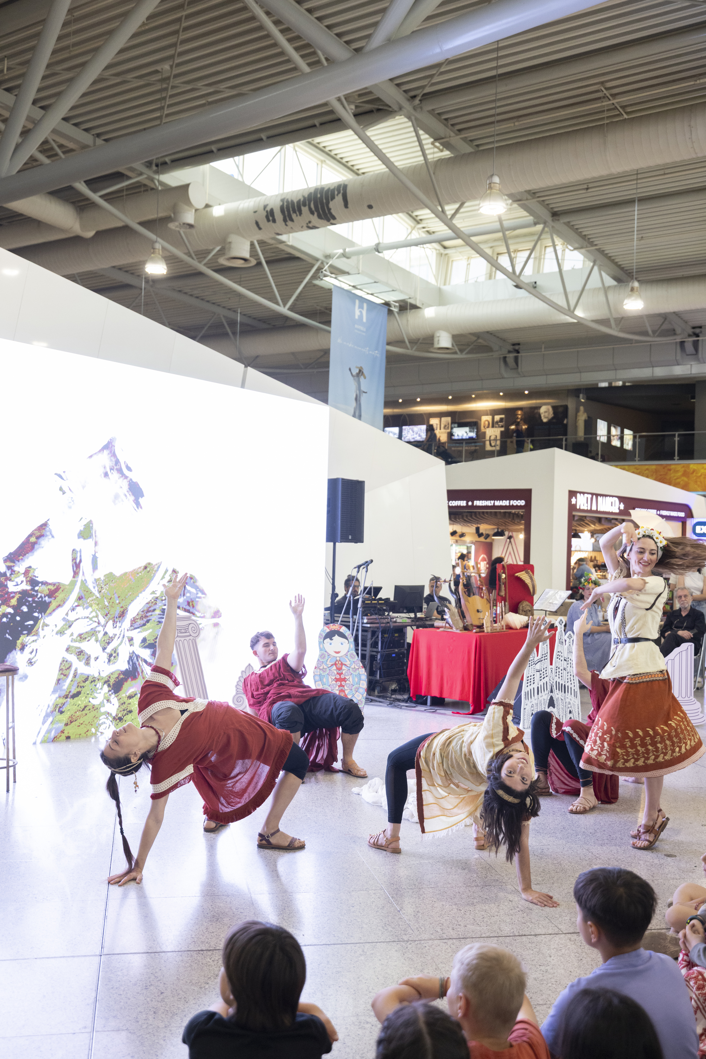 art for kids event at athens airport