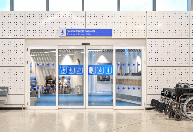 assisted travel gate athens international airport