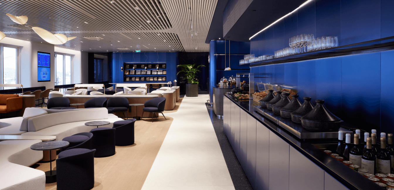 Μπαρ του business lounge