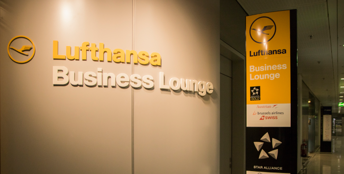 Lufthansa - Business Lounge Map