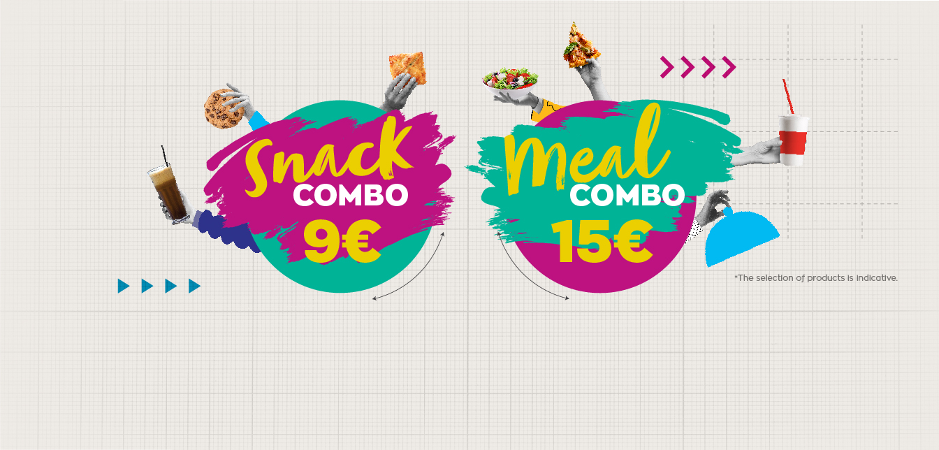 Graphic art for combo deals