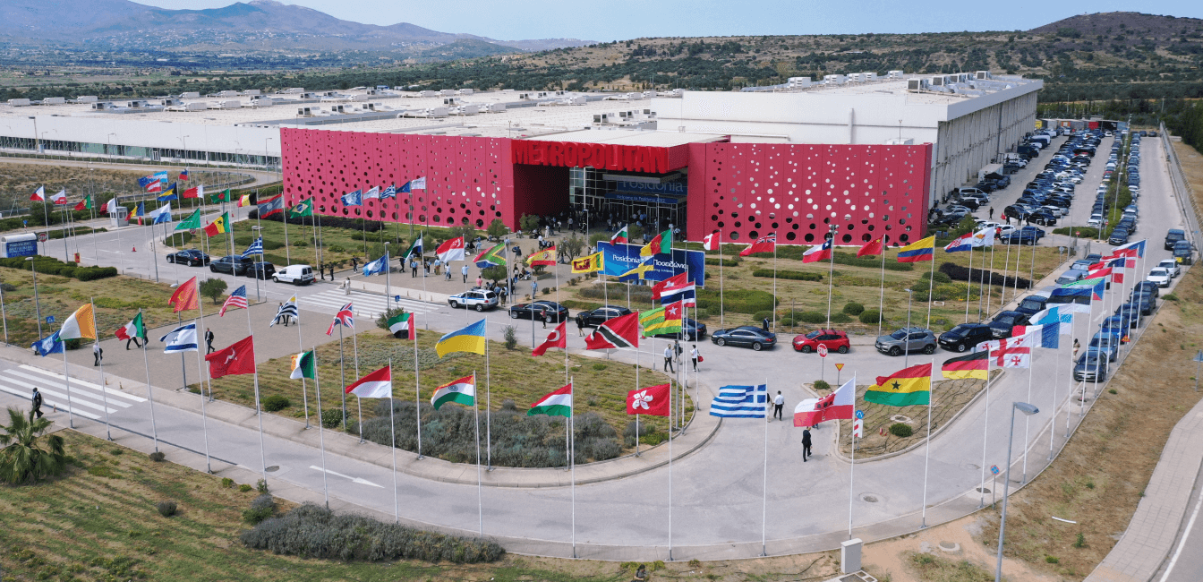 metropolitan exhibition center athens international airport