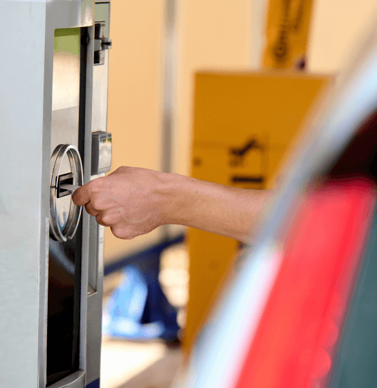 parking payment on the way out athens international airport