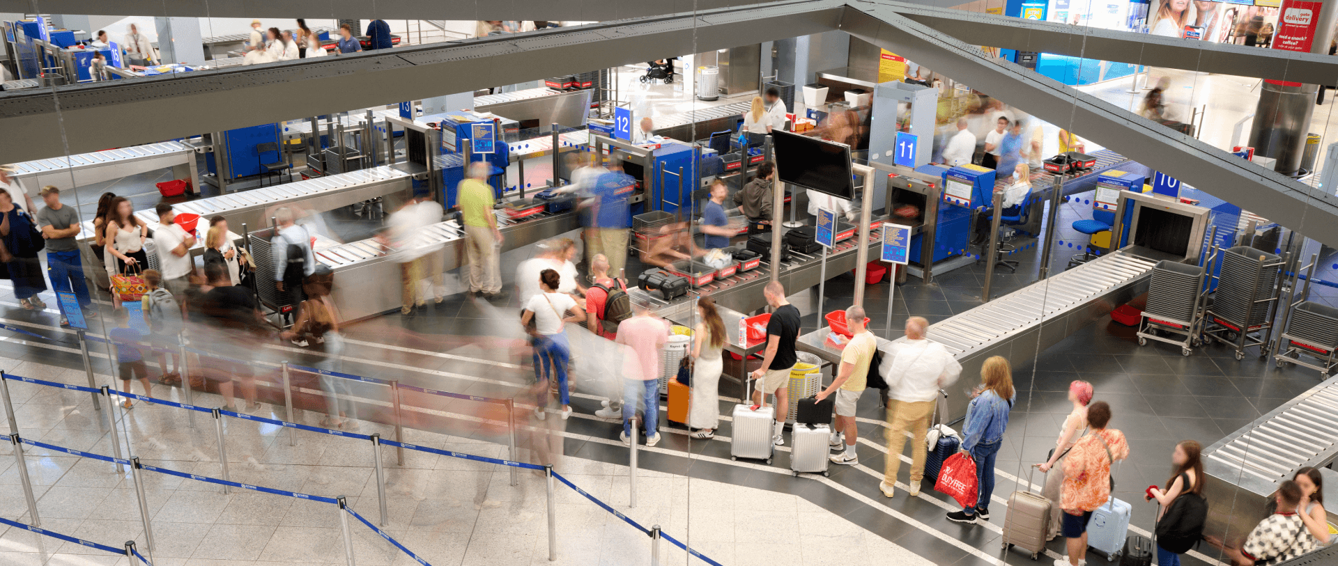 view inside the athens international airport