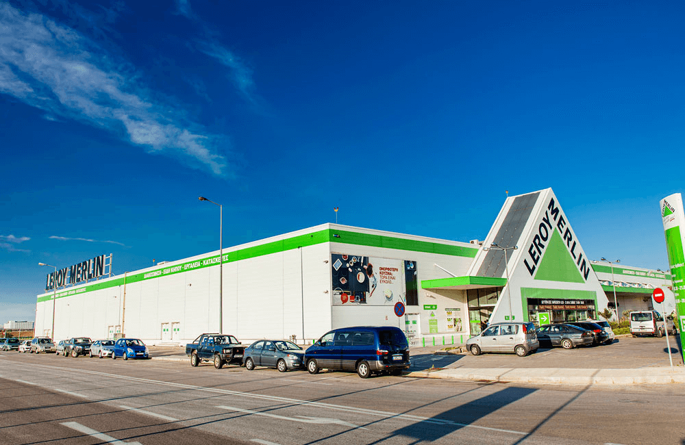 leroy merlin building athens international airport