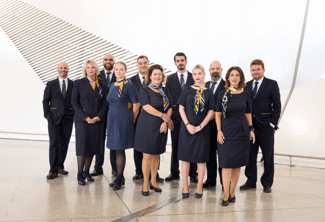 photo of employees at Athens International Airport