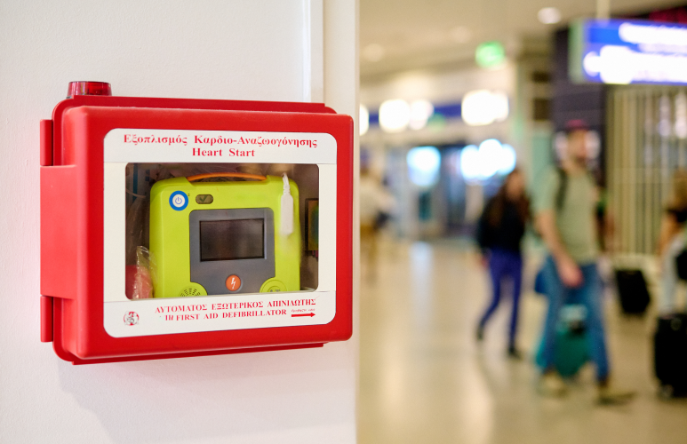 Defibrillators at Athens International Airport