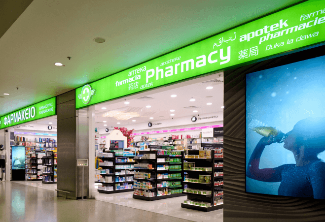 Pharmacy at Athens International Airport