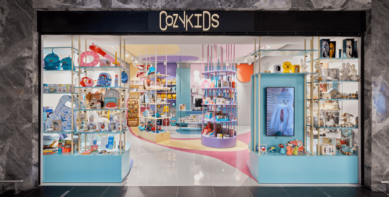 cozykids store at Athens International Airport