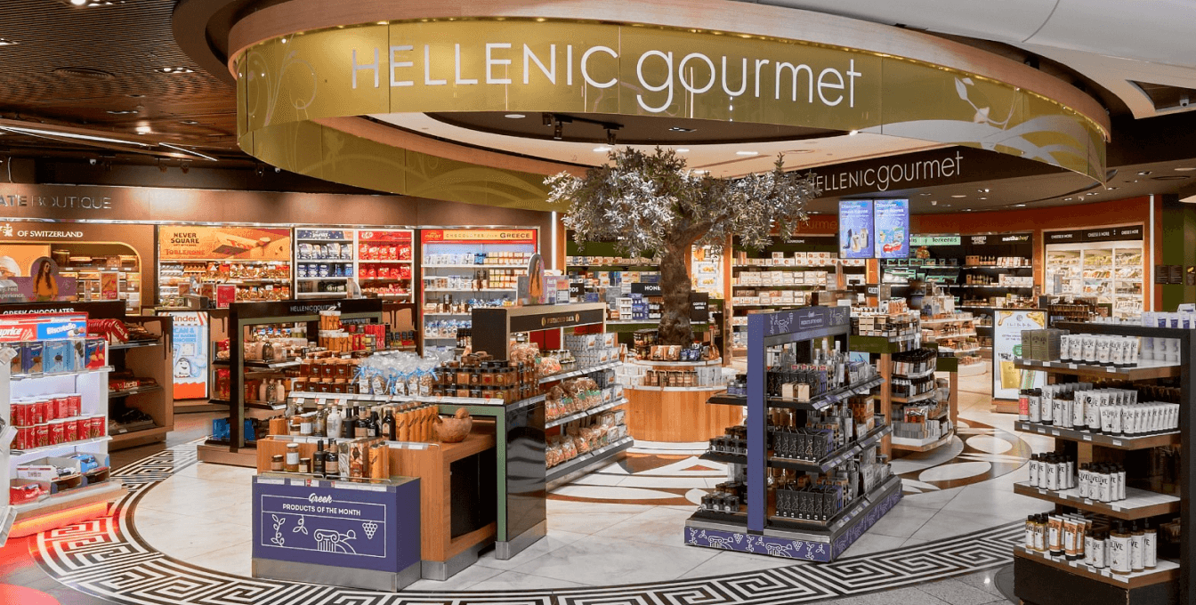 Κατάστημα hellenic gourmet στο Διεθνές Αεροδρόμιο Αθηνών