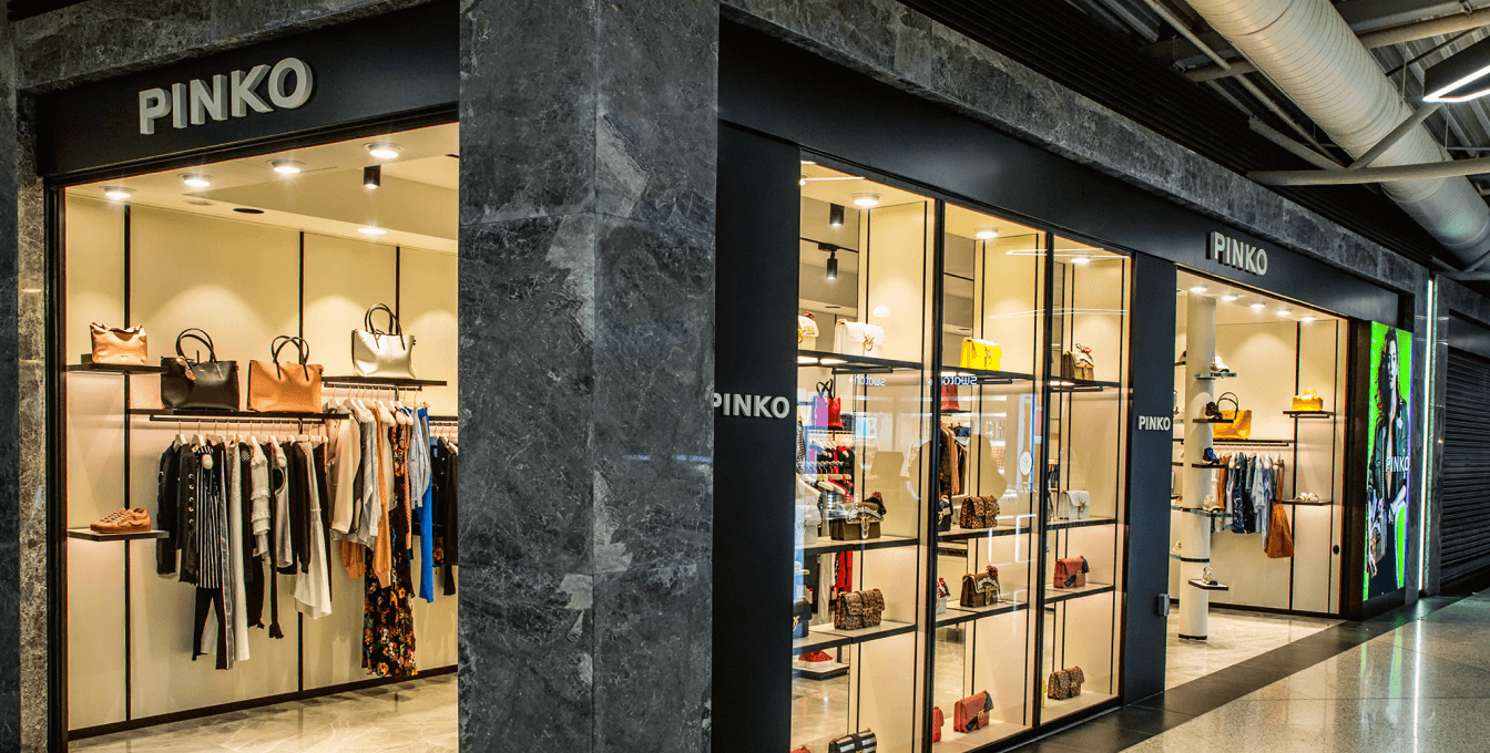 pinko store at Athens International Airport