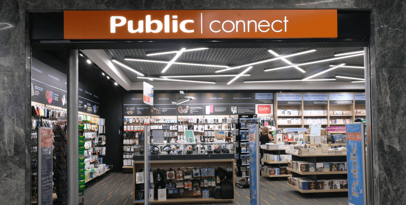 public store at Athens International Airport