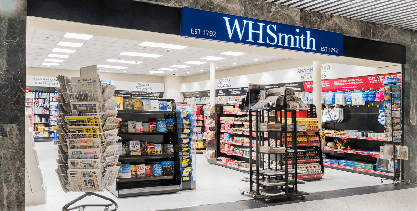 whsmith store at Athens International Airport