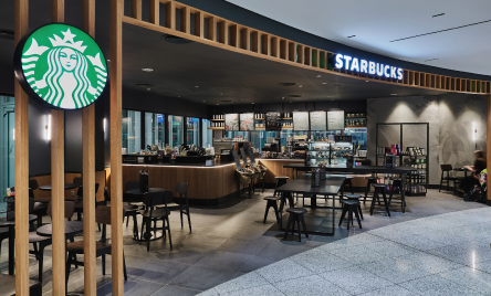 starbucks store at Athens International Airport